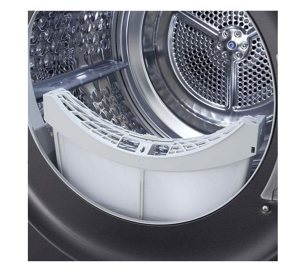 LG ELCTRNC Series 7 AI Dry RHX7010TBB 10 kg Heat Pump Tumble Dryer - Matte Black image number 17 of 19