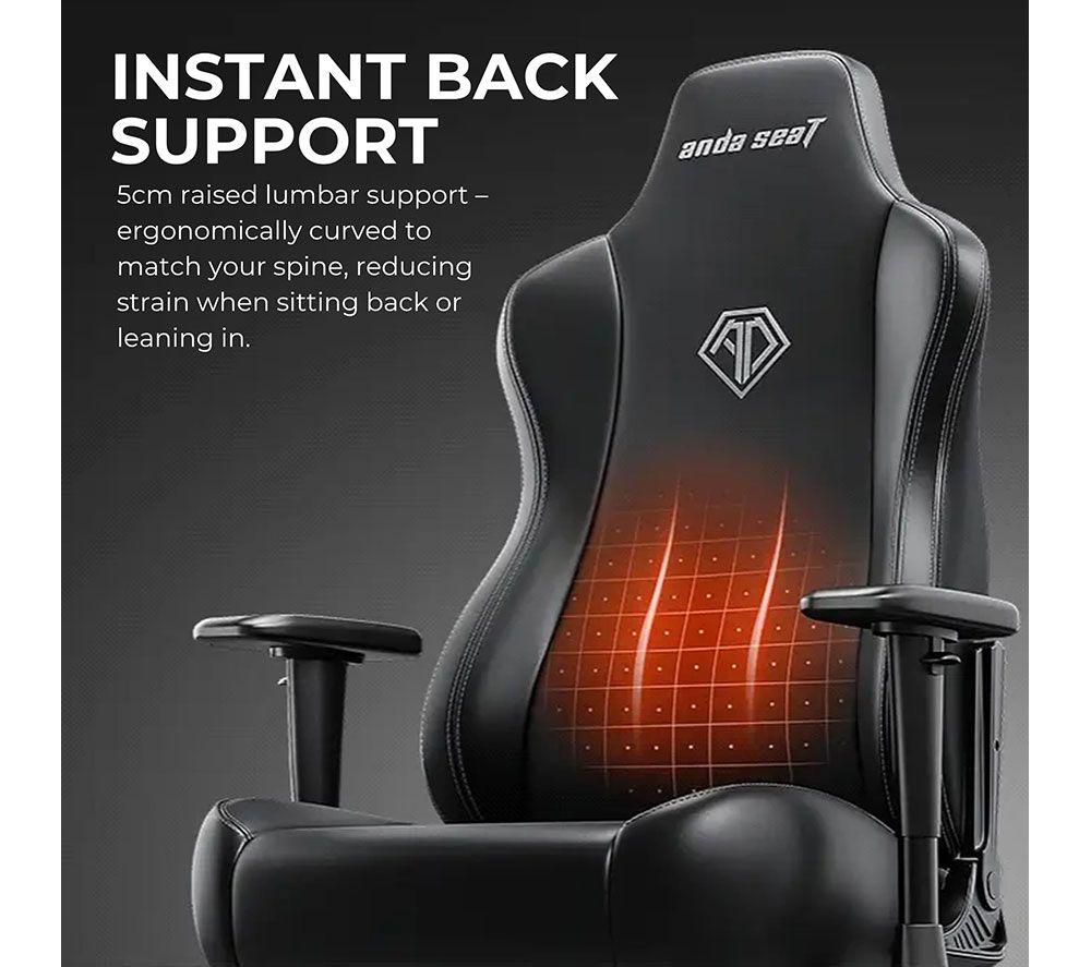 ANDASEAT Novis Gaming Chair - Black image number 6 of 10