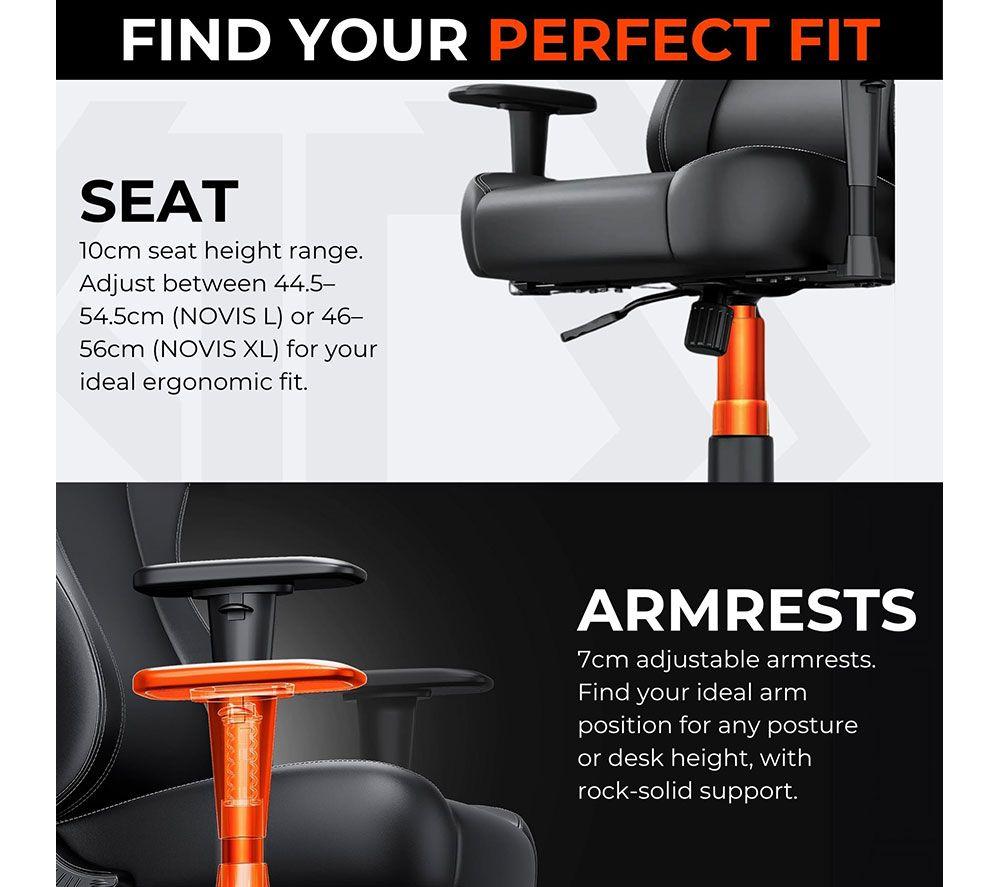 ANDASEAT Novis Gaming Chair - Black image number 9 of 10