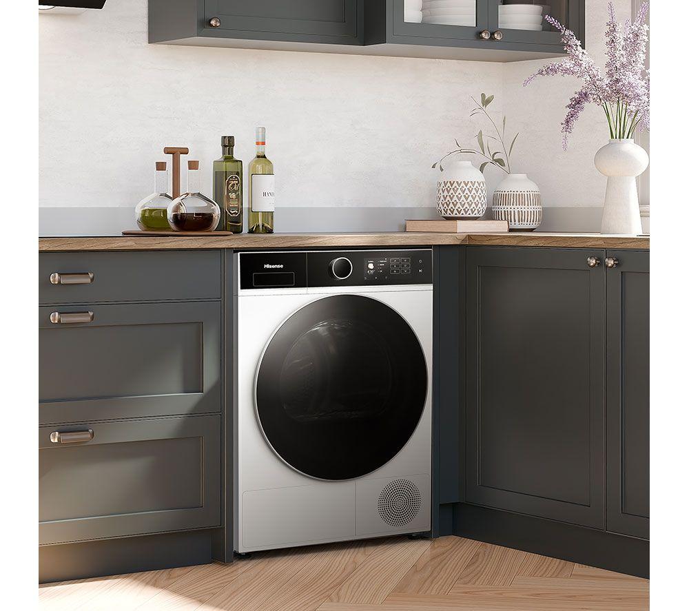 HISENSE 5i Series DH5I104BWAB WiFi-enabled 10 kg Heat Pump Tumble Dryer - White image number 14 of 20