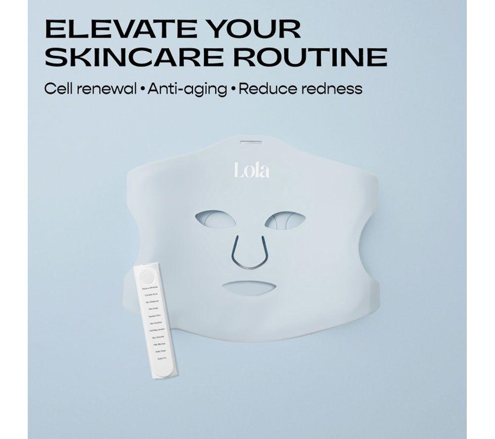LOLA Superglow LED Face Mask - Baby Blue image number 11 of 15