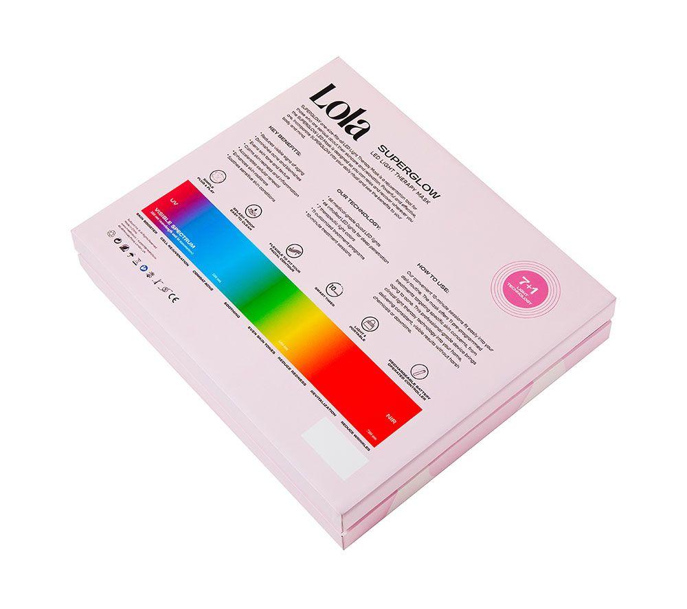LOLA Superglow LED Face Mask - Pink image number 3 of 13