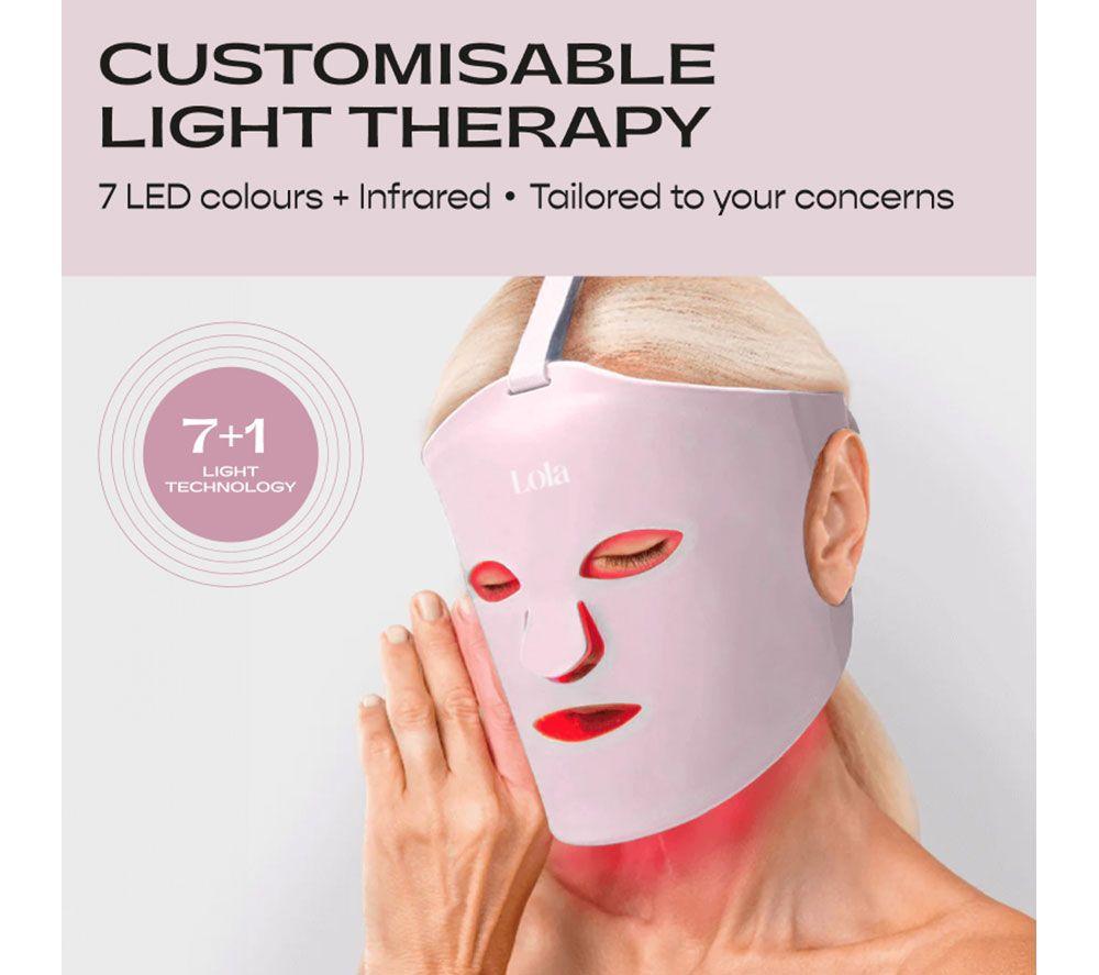 LOLA Superglow LED Face Mask - Pink image number 6 of 13