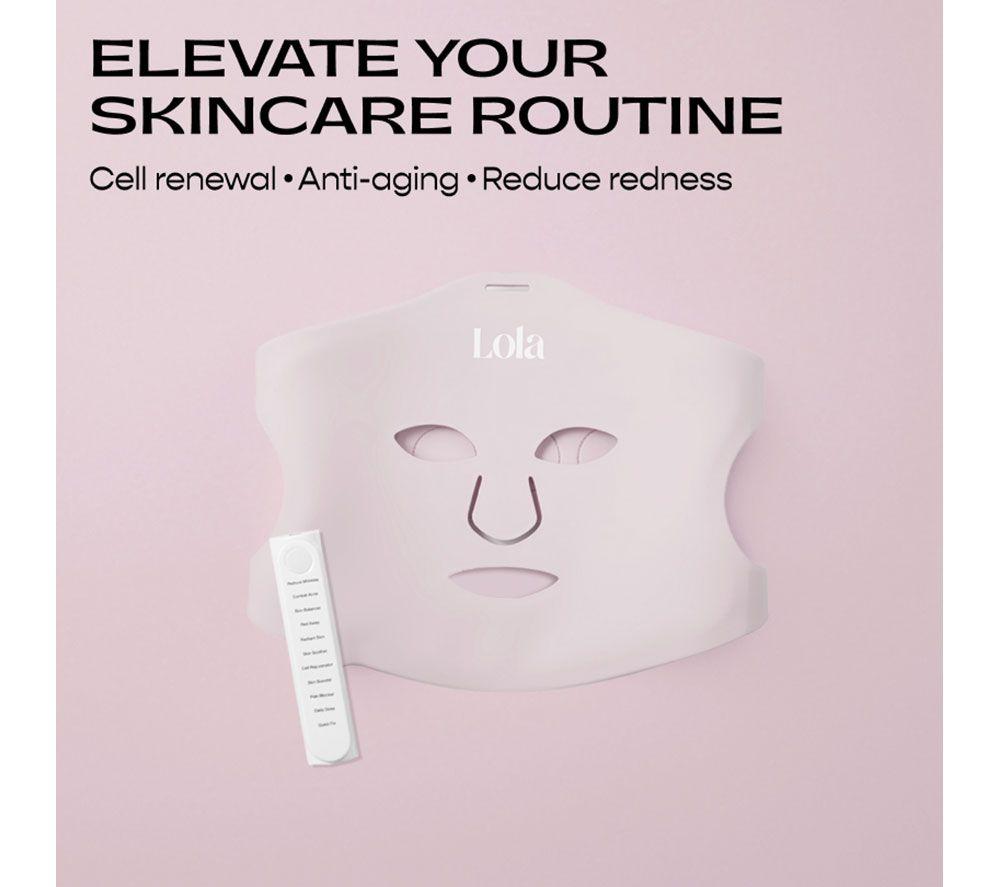 LOLA Superglow LED Face Mask - Pink image number 9 of 13