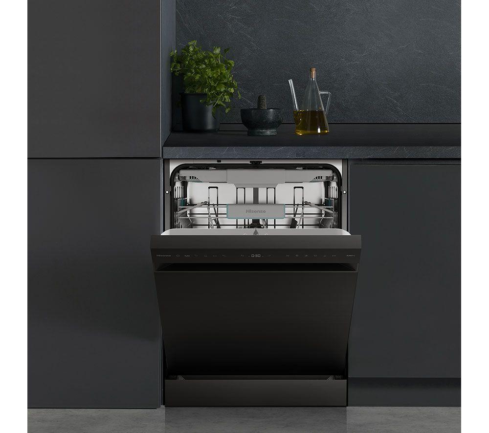 HISENSE HS663A90BXUK Full-size Dishwasher - Black Inox image number 13 of 22