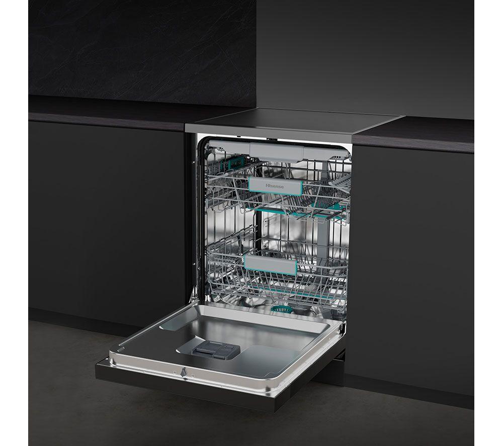HISENSE HS663A90BXUK Full-size Dishwasher - Black Inox image number 14 of 22