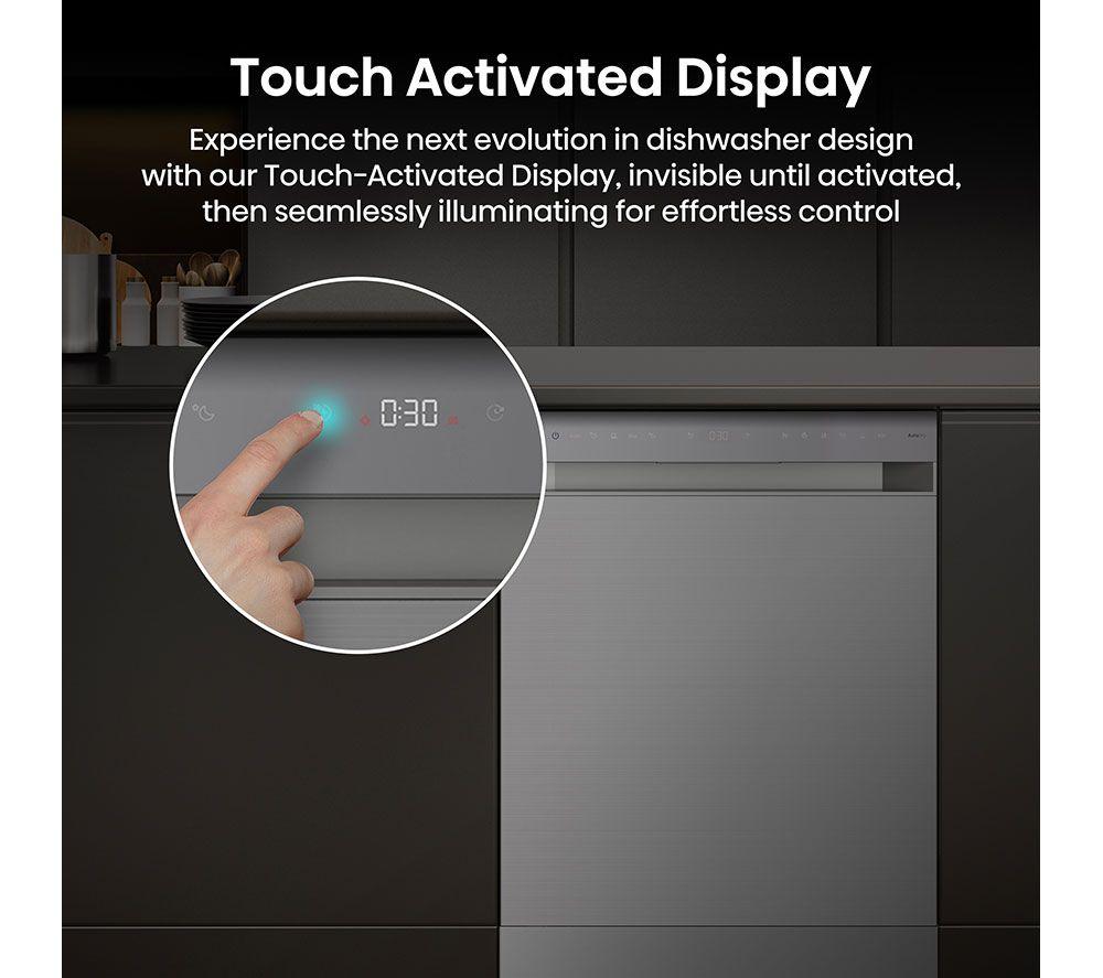 HISENSE HS663A90XUK Full-size Dishwasher - Stainless Steel image number 6 of 20
