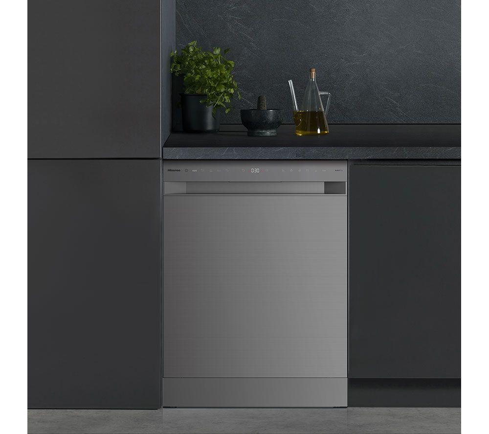 HISENSE HS663A90XUK Full-size Dishwasher - Stainless Steel image number 16 of 20
