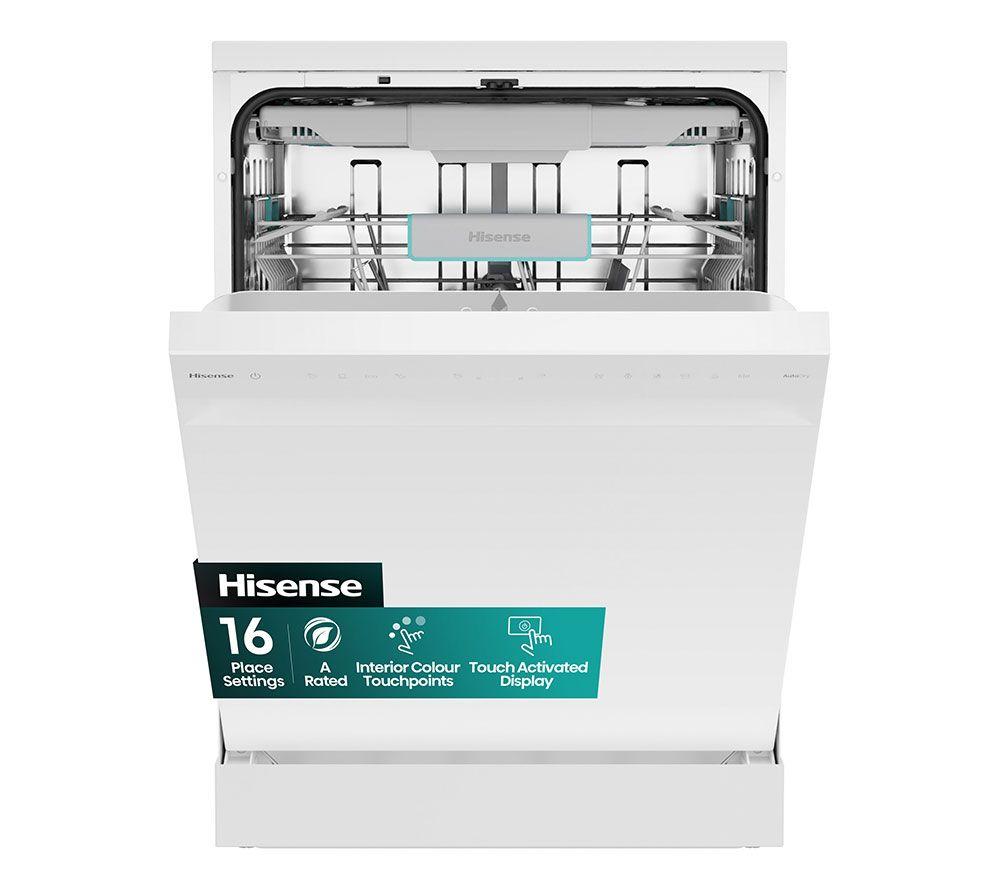 HISENSE HS663A90WUK Full-size Dishwasher - White, White