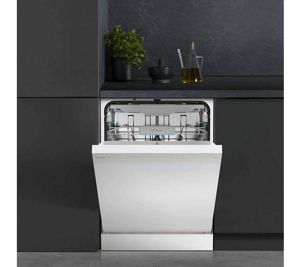 HISENSE HS663A90WUK Full-size Dishwasher - White image number 14 of 23