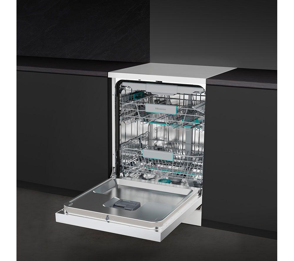 HISENSE HS663A90WUK Full-size Dishwasher - White image number 15 of 23