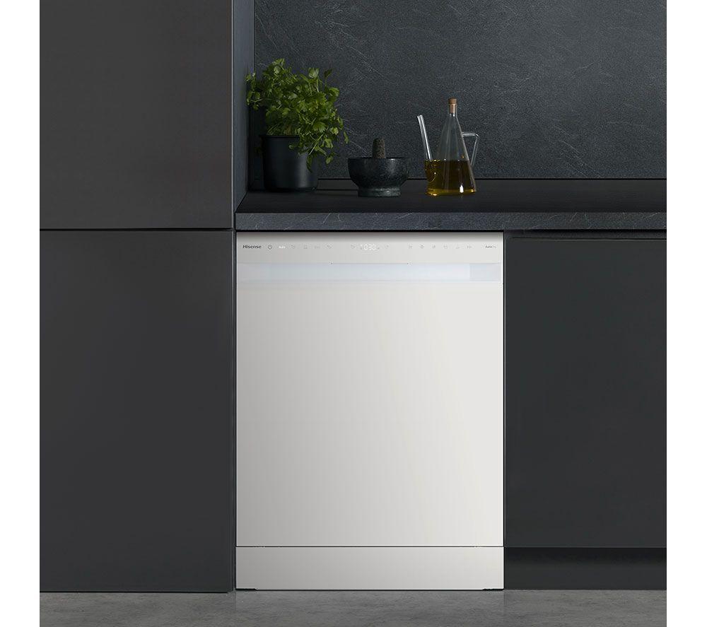 HISENSE HS663A90WUK Full-size Dishwasher - White image number 16 of 23