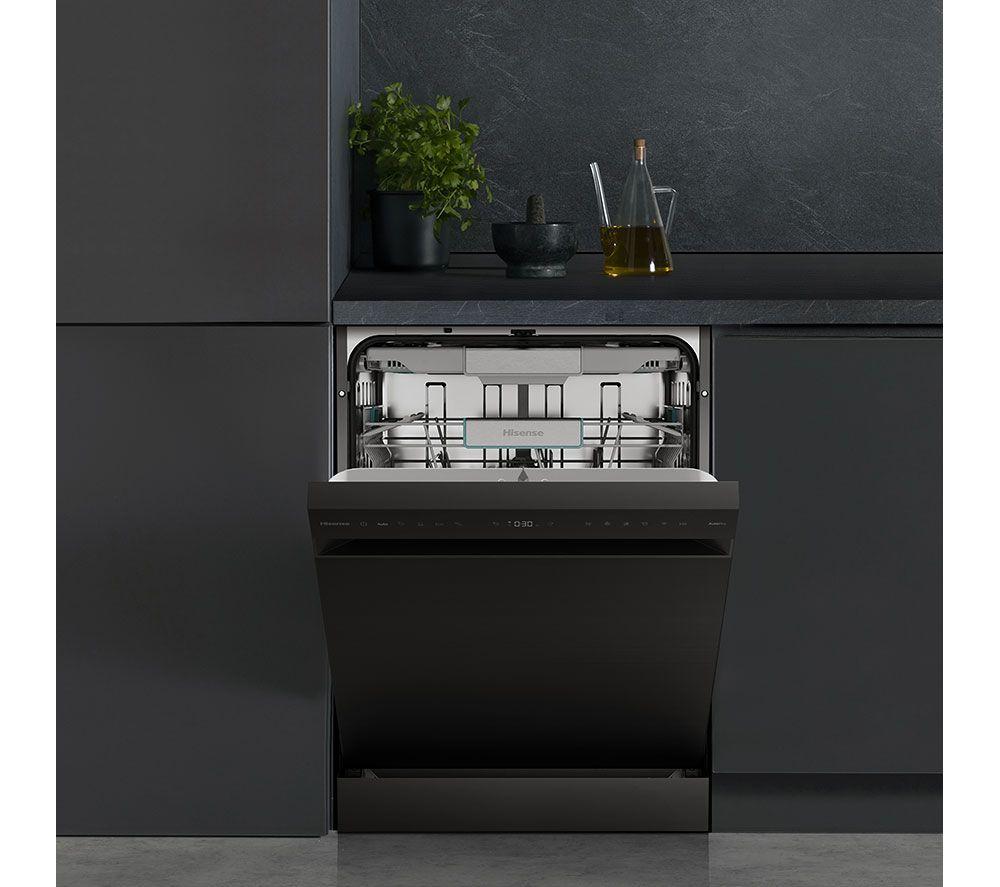 HISENSE HS673A90BXUK Full-size WiFi-enabled Dishwasher - Black image number 14 of 20
