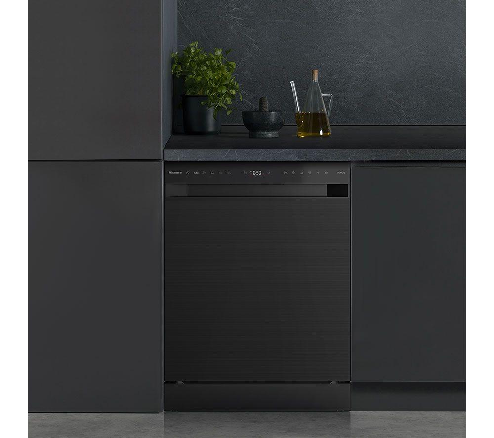 HISENSE HS673A90BXUK Full-size WiFi-enabled Dishwasher - Black image number 16 of 20