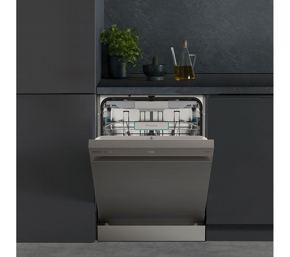 HISENSE HS673A90XUK Full-size WiFi-enabled Dishwasher - Stainless Steel image number 14 of 25