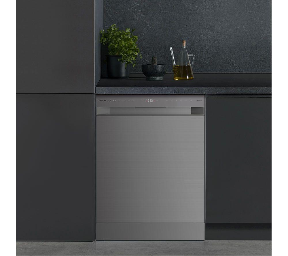 HISENSE HS673A90XUK Full-size WiFi-enabled Dishwasher - Stainless Steel image number 16 of 25
