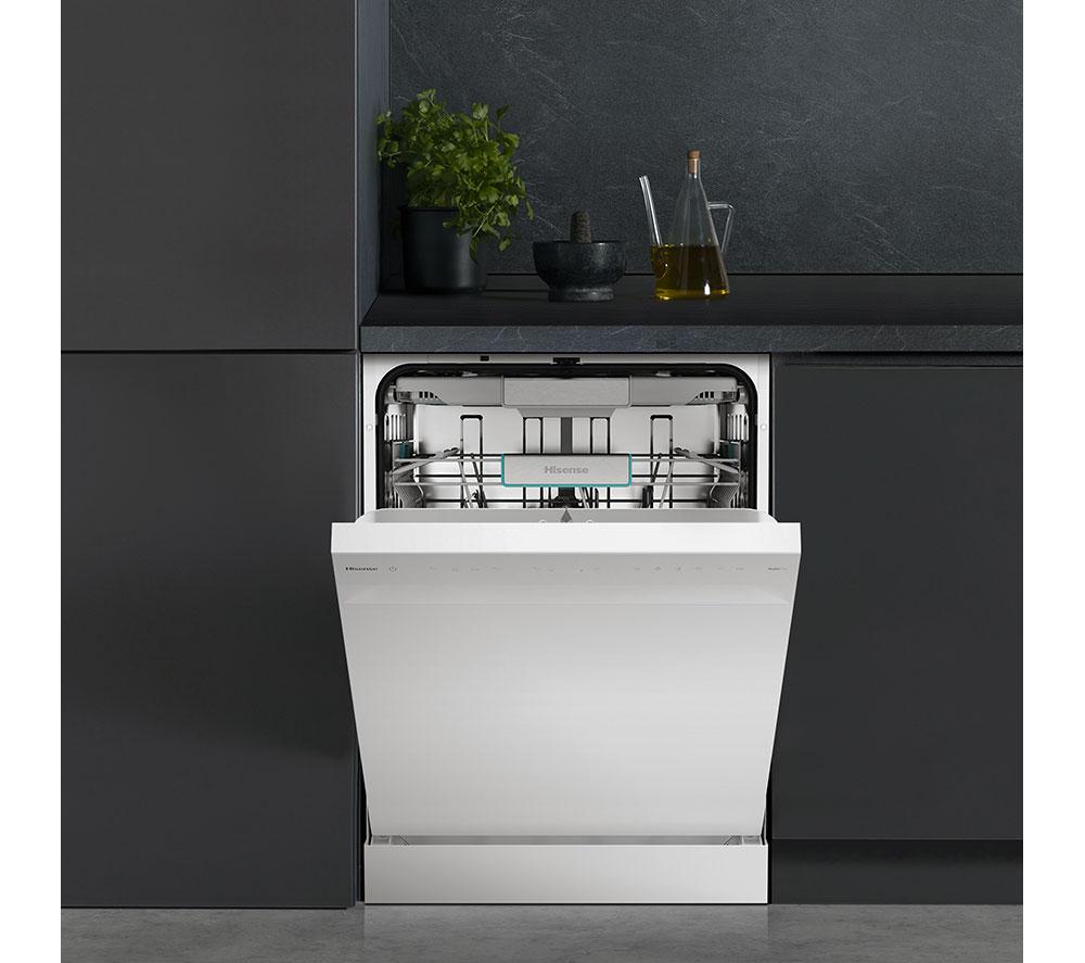 HISENSE HS673A90WUK Full-size WiFi-enabled Dishwasher - White image number 14 of 25