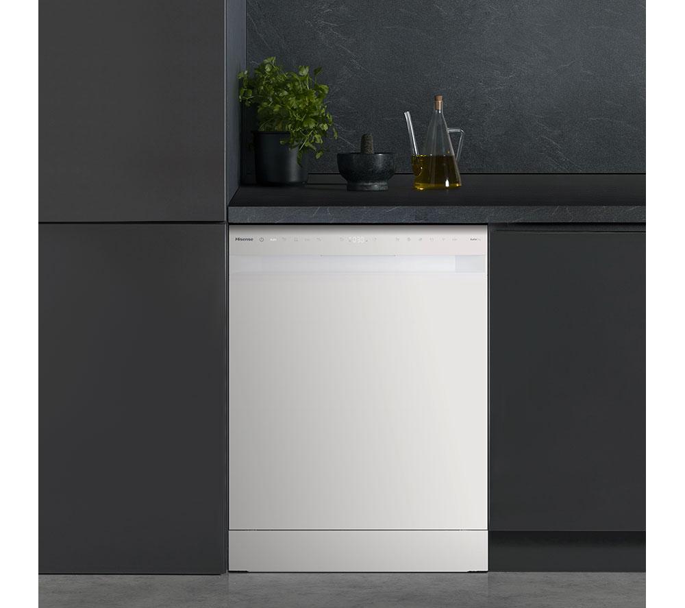 HISENSE HS673A90WUK Full-size WiFi-enabled Dishwasher - White image number 16 of 25