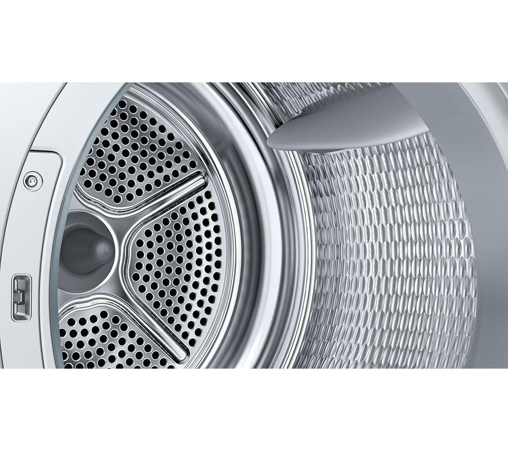 BOSCH Series 6 WQG24502GB 9 kg Heat Pump Tumble Dryer - White image number 9 of 12