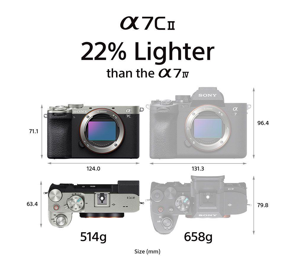 SONY a7C II Mirrorless Camera with FE 28-60 mm f/4-5.6 Lens - Silver image number 9 of 9