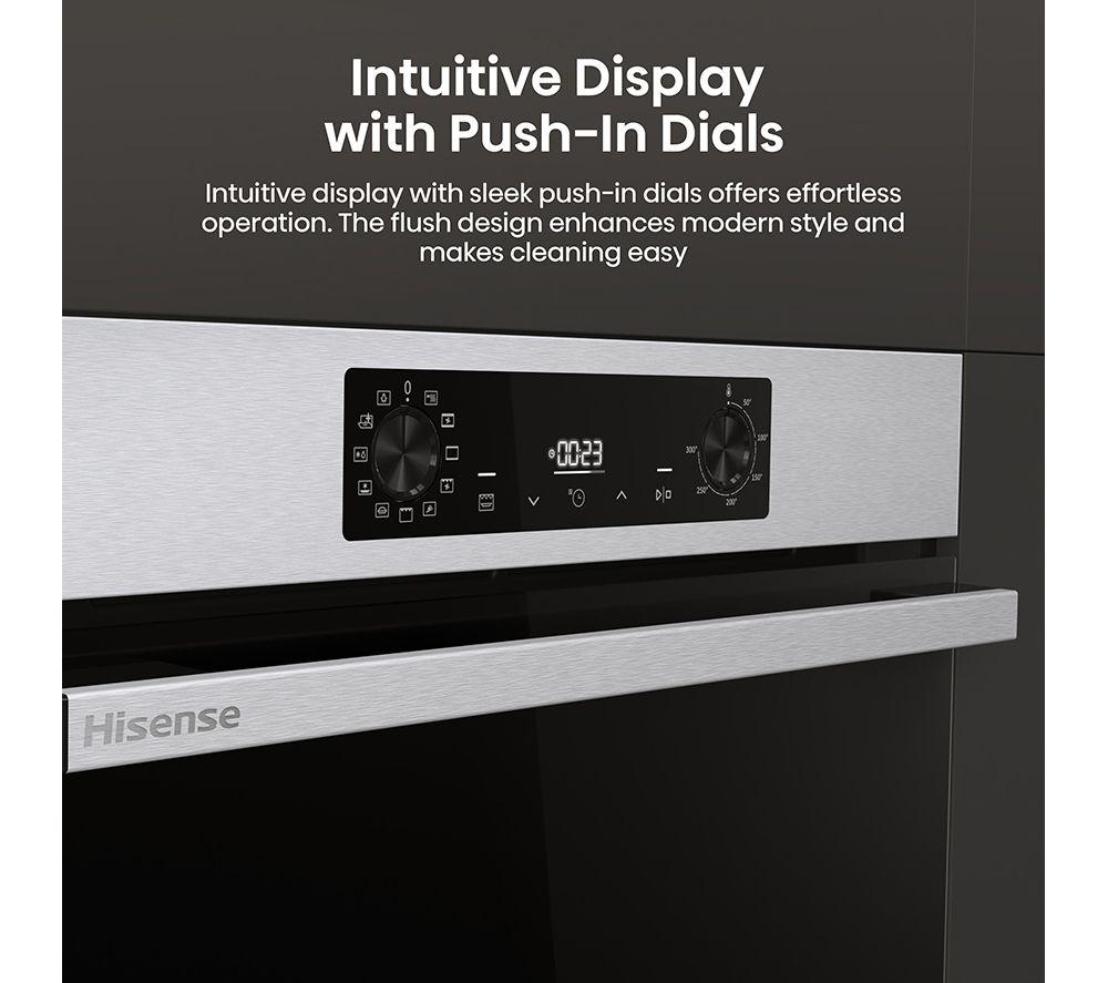 HISENSE Hi2 BI622AXPGUK Plug-in Electric Oven - Stainless Steel & Black image number 9 of 20