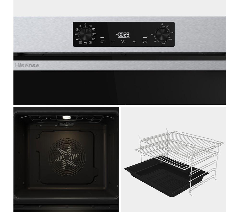 HISENSE Hi2 BI622AXPGUK Plug-in Electric Oven - Stainless Steel & Black image number 12 of 20