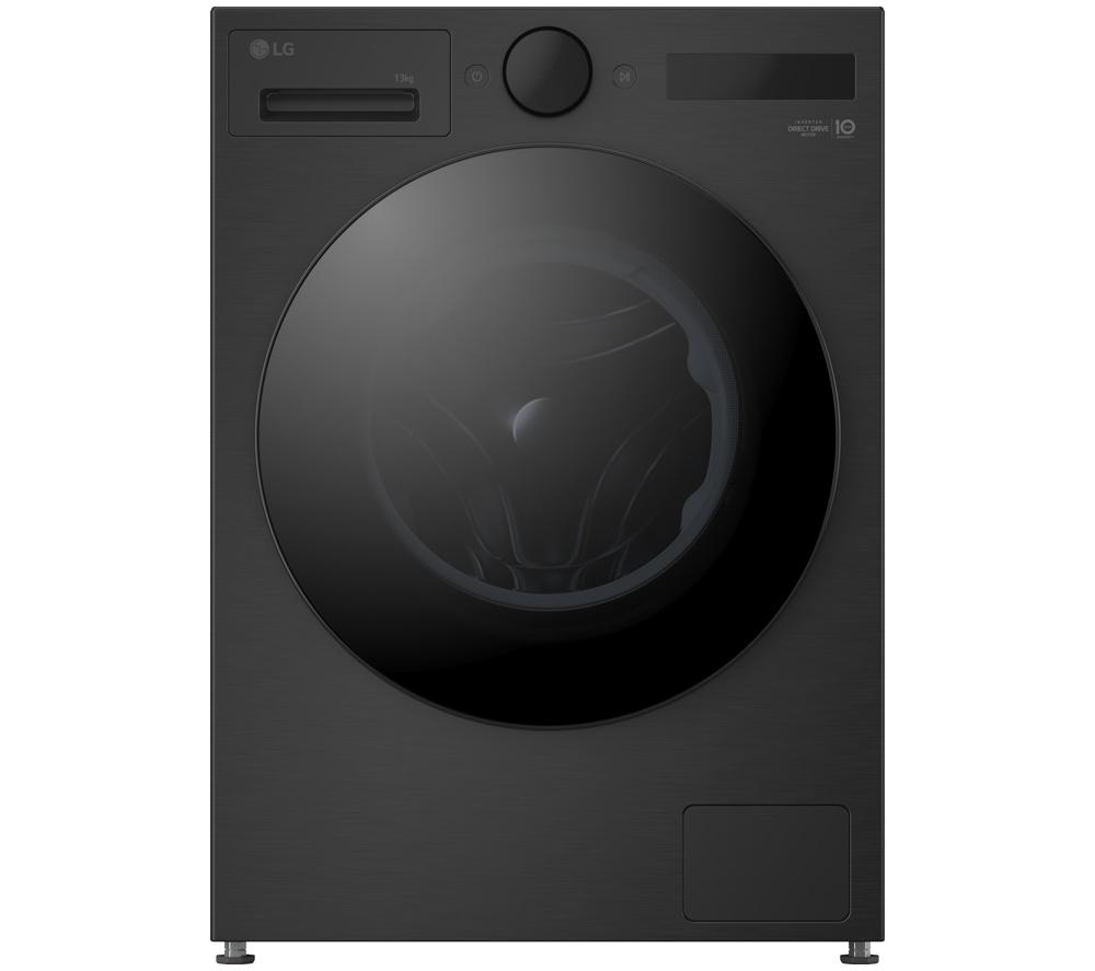 LG VX70 Series AI Direct Drive W4X7016TBB WiFi-enabled 9 kg Washer Dryer - Black