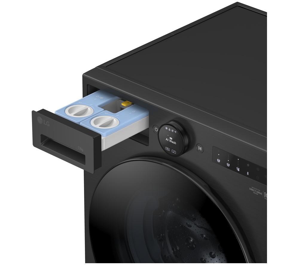 LG Series 7 AI Direct Drive W4X7016TBB WiFi-enabled 11 kg Washer Dryer - Matte Black image number 14 of 36