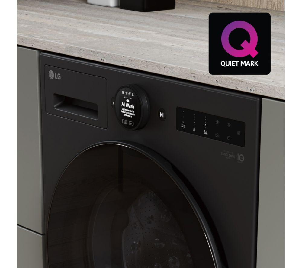 LG Series 7 AI Direct Drive W4X7016TBB WiFi-enabled 11 kg Washer Dryer - Matte Black image number 25 of 36