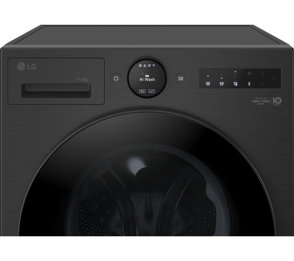 LG Series 7 AI Direct Drive W4X7016TBB WiFi-enabled 11 kg Washer Dryer - Matte Black image number 26 of 36