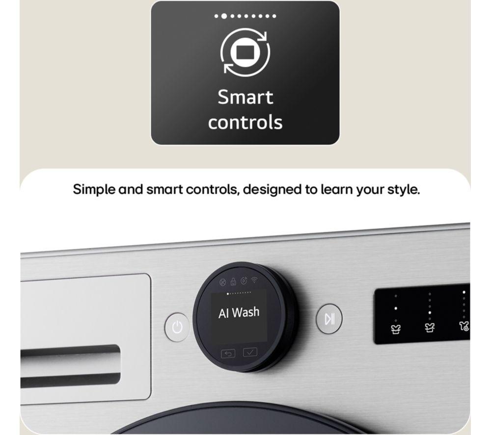 LG Series 7 AI Direct Drive W4X7016TBB WiFi-enabled 11 kg Washer Dryer - Matte Black image number 29 of 36