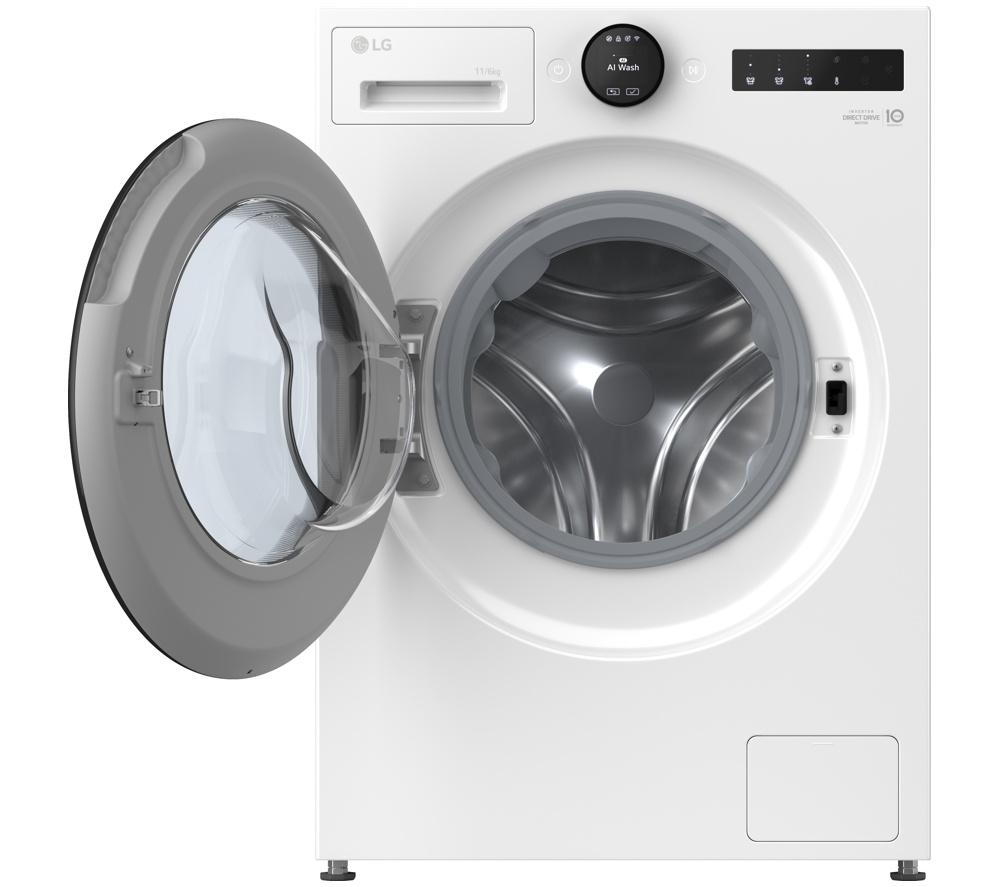 LG Series 7 AI Direct Drive W4X7016TWB WiFi-enabled 11 kg Washer Dryer - White image number 12 of 52