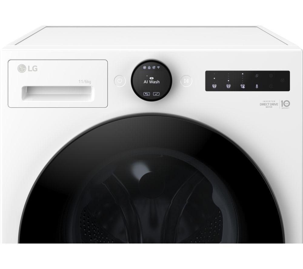 LG Series 7 AI Direct Drive W4X7016TWB WiFi-enabled 11 kg Washer Dryer - White image number 25 of 52