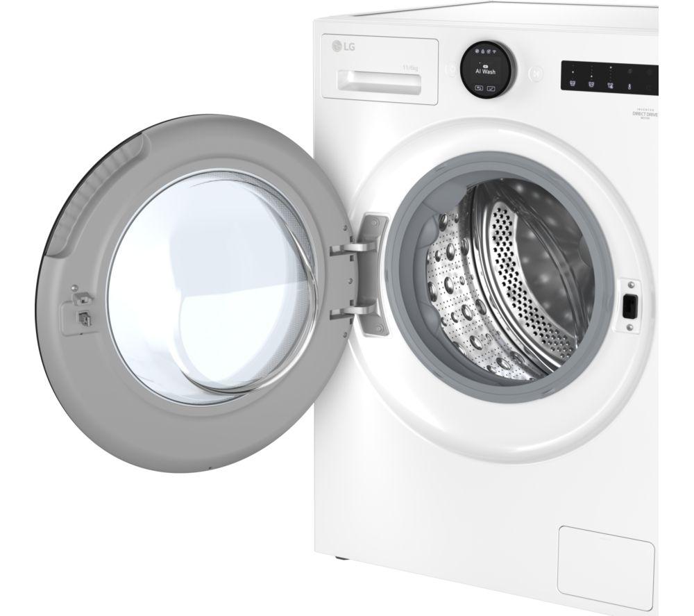 LG Series 7 AI Direct Drive W4X7016TWB WiFi-enabled 11 kg Washer Dryer - White image number 33 of 52
