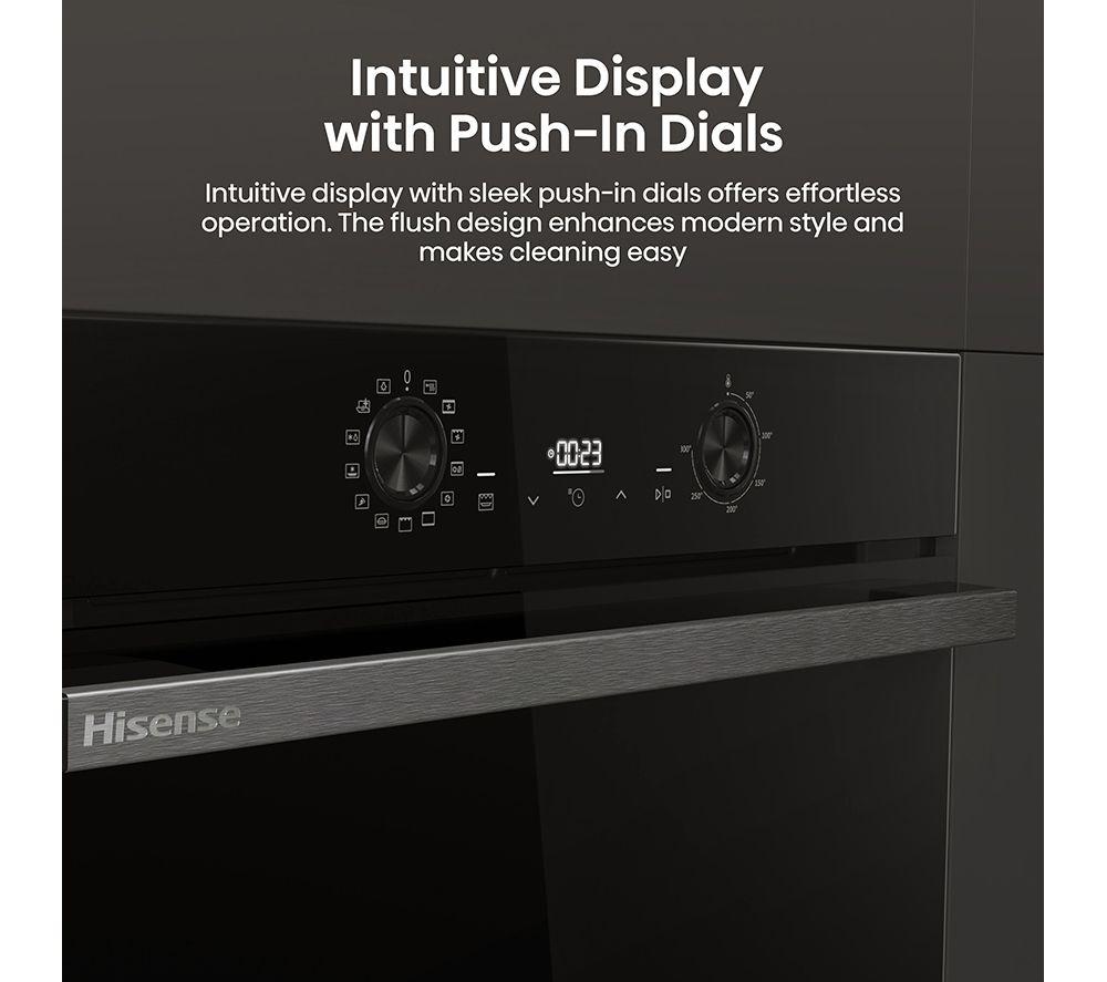 HISENSE Hi2 BI626PBUPUK Electric Pyrolytic Oven - Jet Black image number 10 of 41
