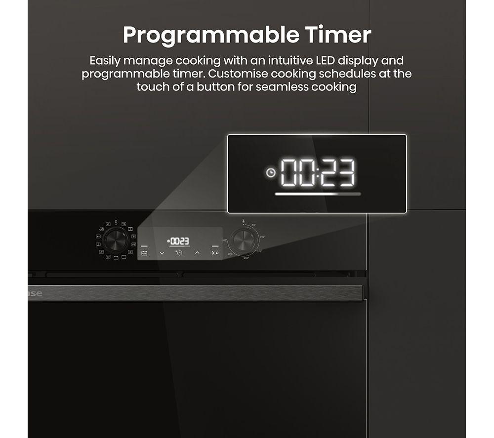 HISENSE Hi2 BI626PBUPUK Electric Pyrolytic Oven - Jet Black image number 18 of 41