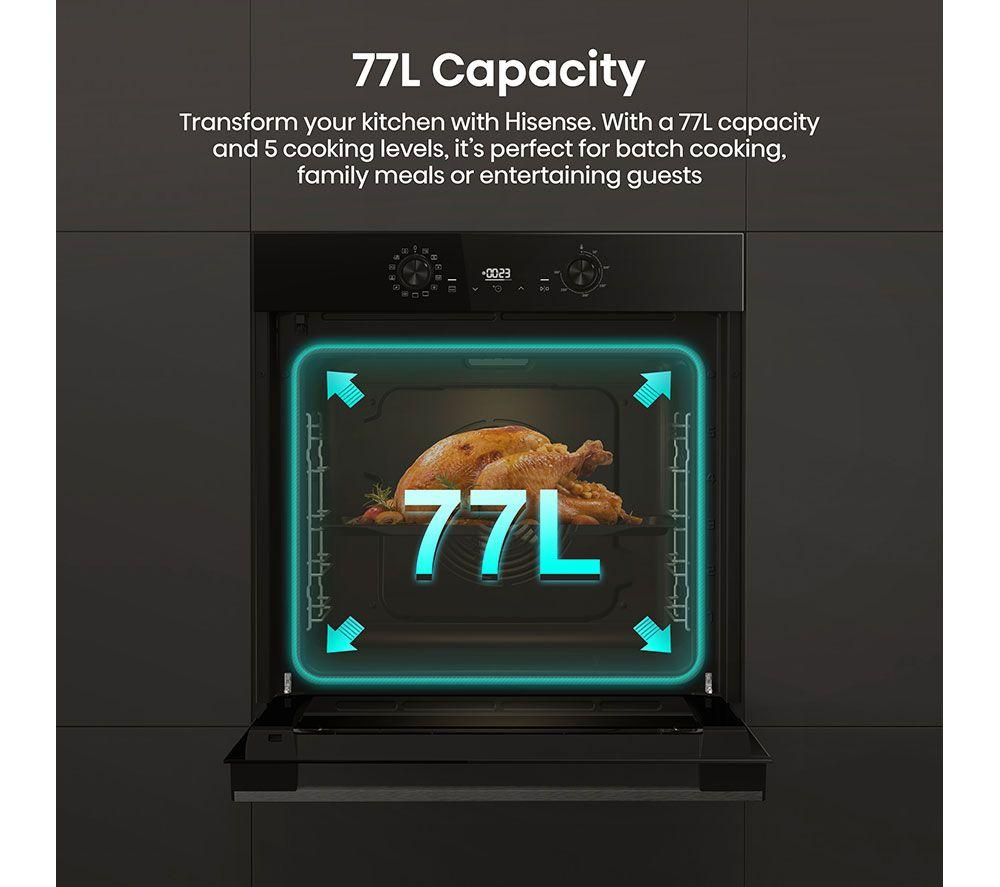 HISENSE Hi2 BI626PBUPUK Electric Pyrolytic Oven - Jet Black image number 24 of 41