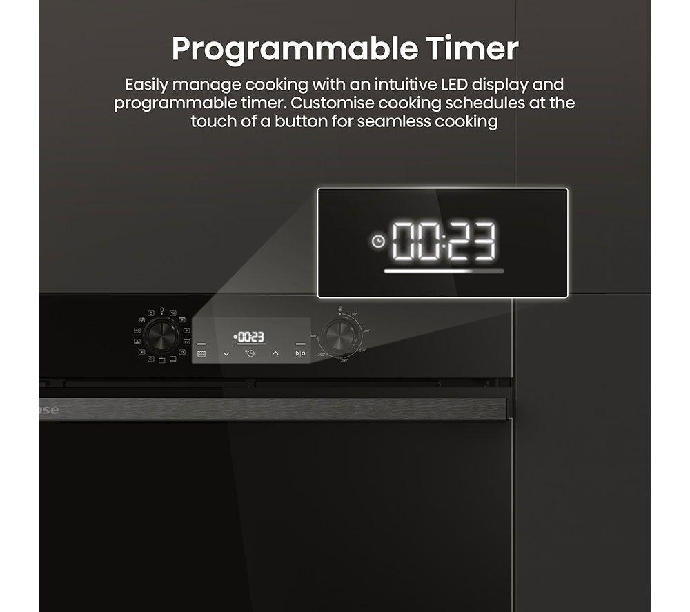 HISENSE Hi2 BI626PBUPUK Electric Pyrolytic Oven - Jet Black image number 39 of 41