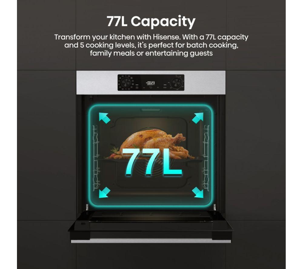 HISENSE Hi2 BI626PXUPUK Electric Pyrolytic Oven - Black image number 3 of 20