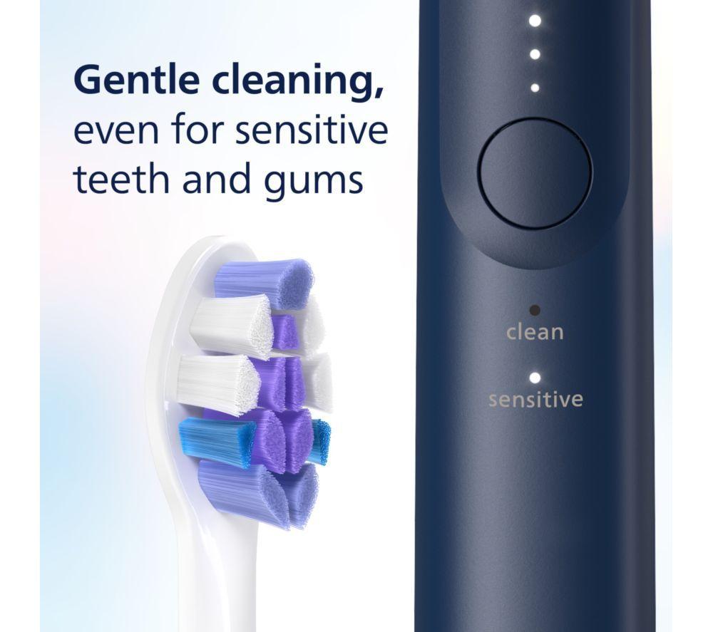 PHILIPS Sonicare Series 6100 HX7403/05 Electric Toothbrush - Navy Blue image number 4 of 5