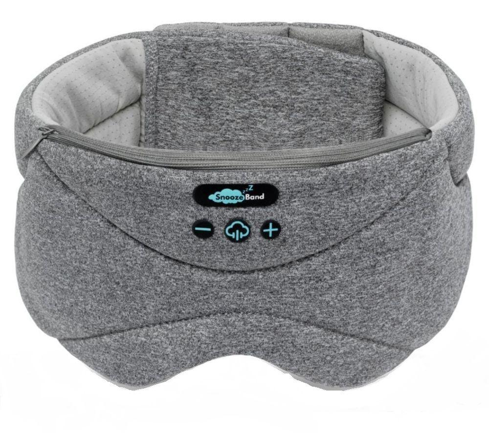 SNOOZEBAND Deluxe Bluetooth Sleep Mask Headphones - Charcoal