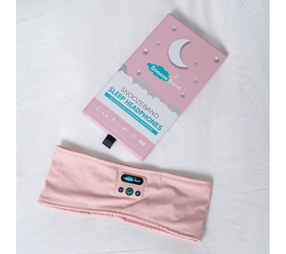 SNOOZEBAND Bluetooth Sleep Headphones - Pink image number 2 of 4