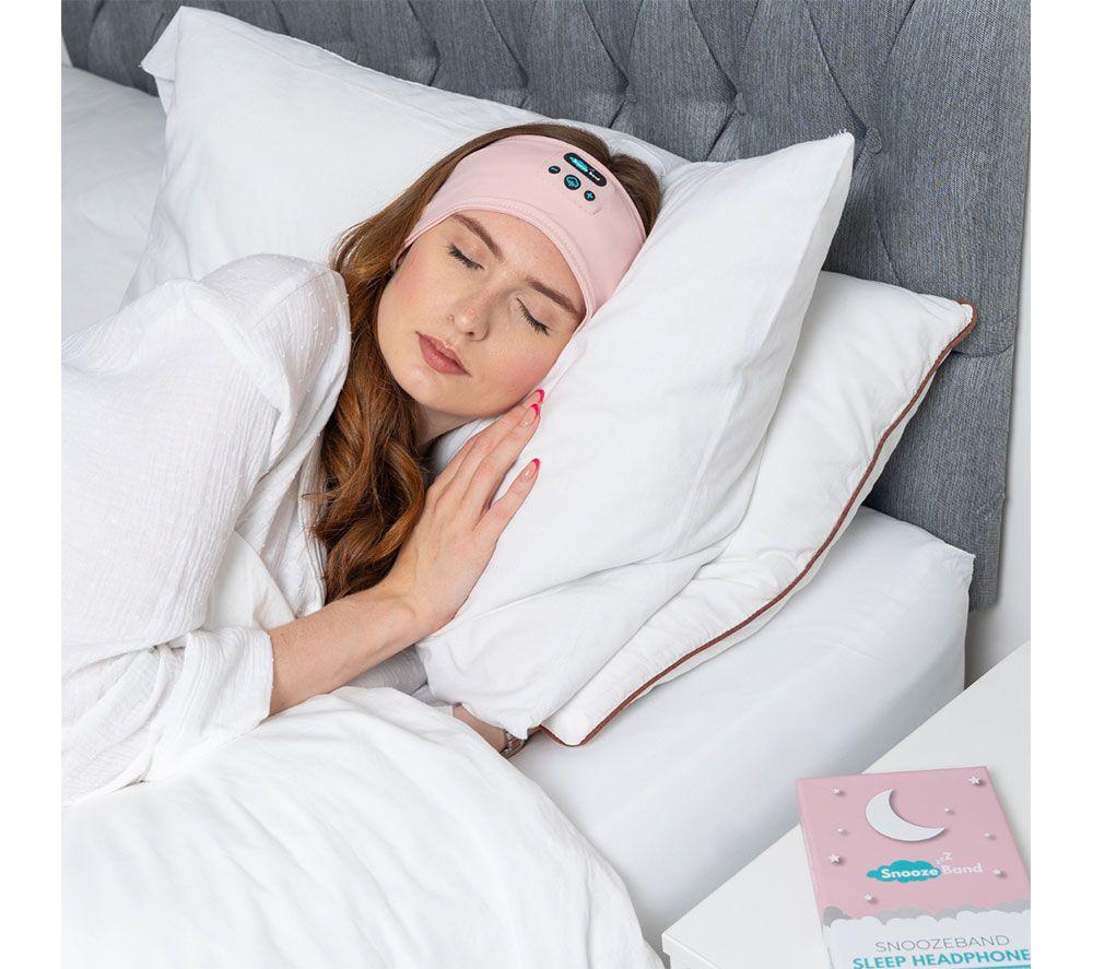 SNOOZEBAND Bluetooth Sleep Headphones - Pink image number 4 of 4