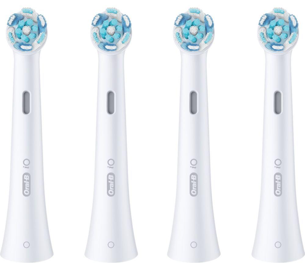 ORAL-B iO Ultimate Clean Replacement Toothbrush Head &ndash; Pack of 4, White image number 2 of 4