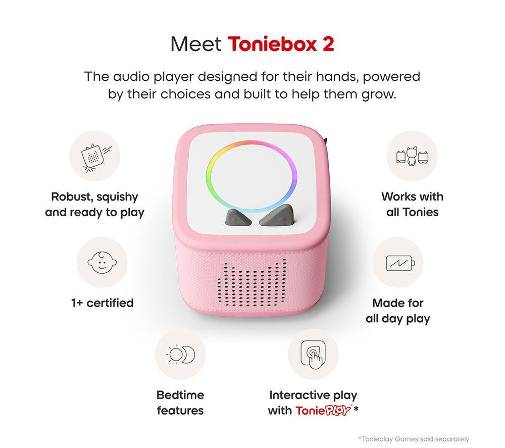 TONIES Toniebox 2 Starter Set - Cloud Pink image number 4 of 7