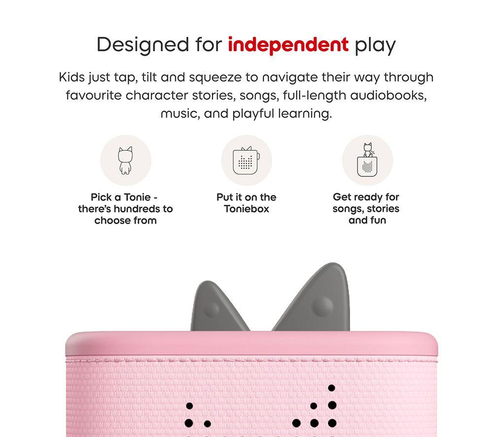 TONIES Toniebox 2 Starter Set - Cloud Pink image number 6 of 7