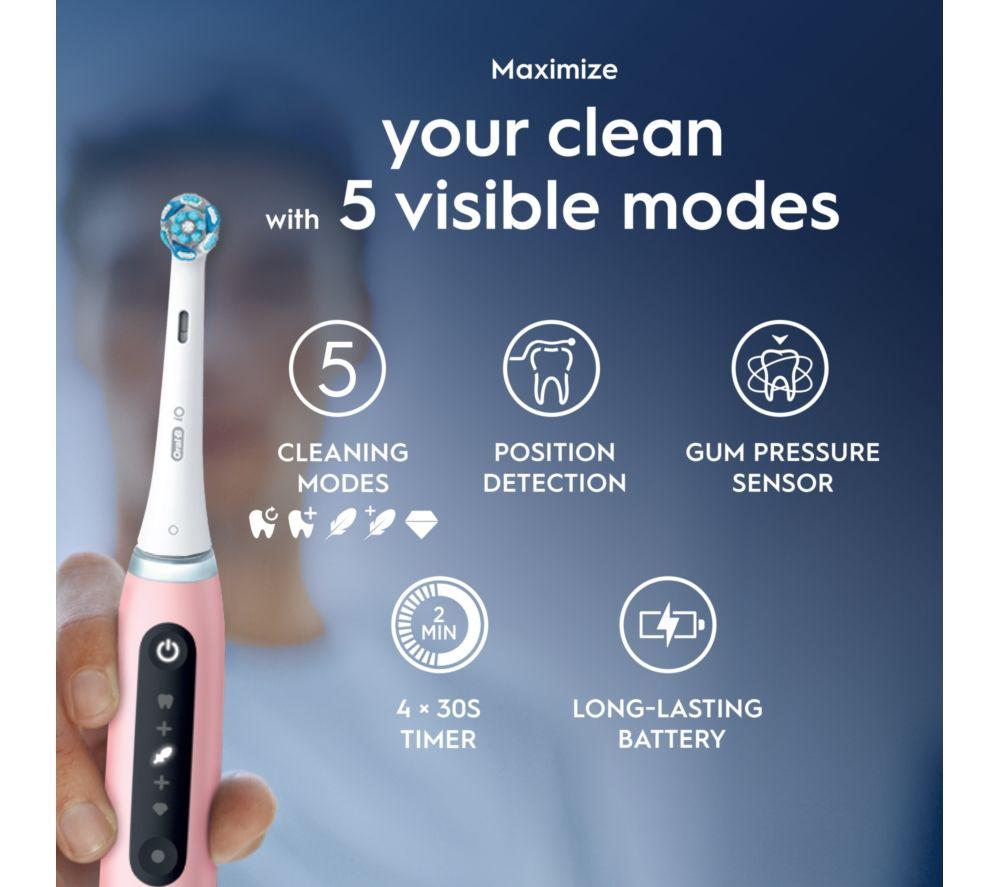 ORAL-B iO 5 Electric Toothbrush - Pink image number 6 of 20