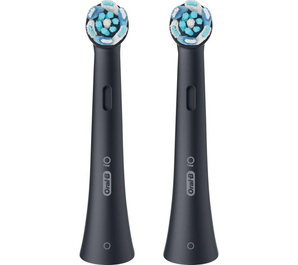ORAL-B iO Ultimate Clean Replacement Toothbrush Head &ndash; Pack of 2, Black image number 2 of 4