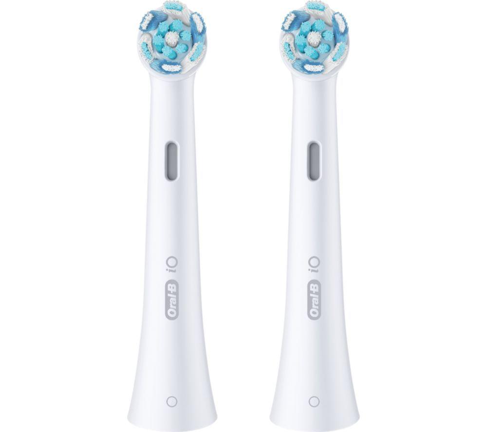 ORAL-B iO Ultimate Clean Replacement Toothbrush Head &ndash; Pack of 2, White image number 3 of 4