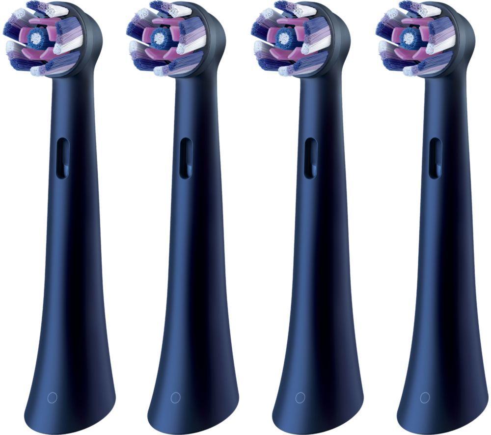 ORAL-B iO Radiant White Replacement Toothbrush Head &ndash; Pack of 4, Black image number 2 of 4